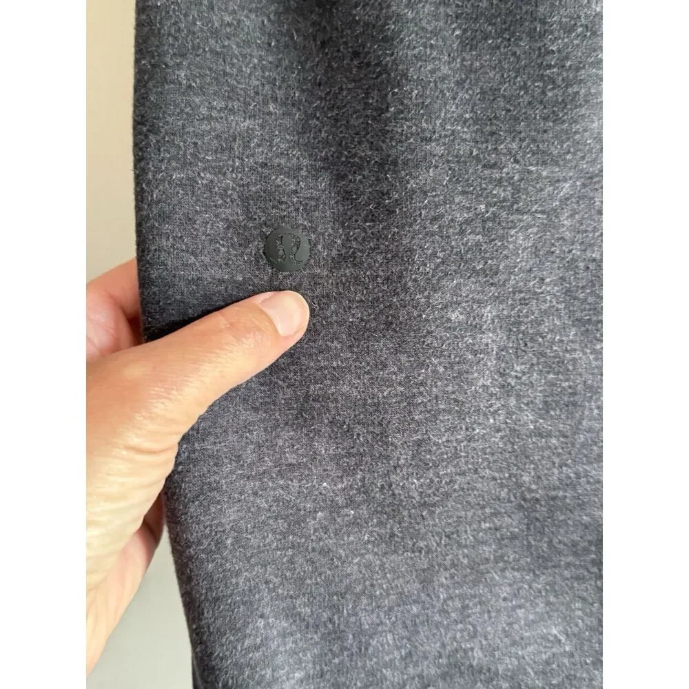 Lululemon Women's 6 Plush Times Jogger Sweatpants Gray Drawstring Lounge Pockets